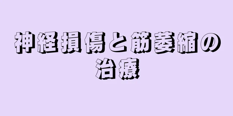 神経損傷と筋萎縮の治療