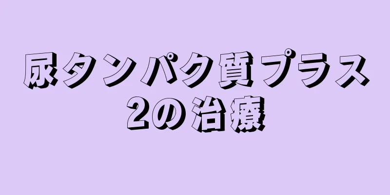 尿タンパク質プラス2の治療