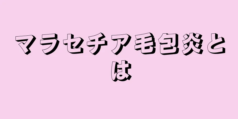 マラセチア毛包炎とは