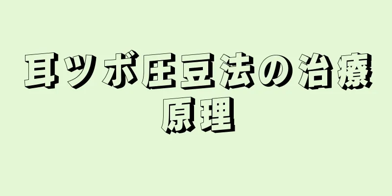 耳ツボ圧豆法の治療原理