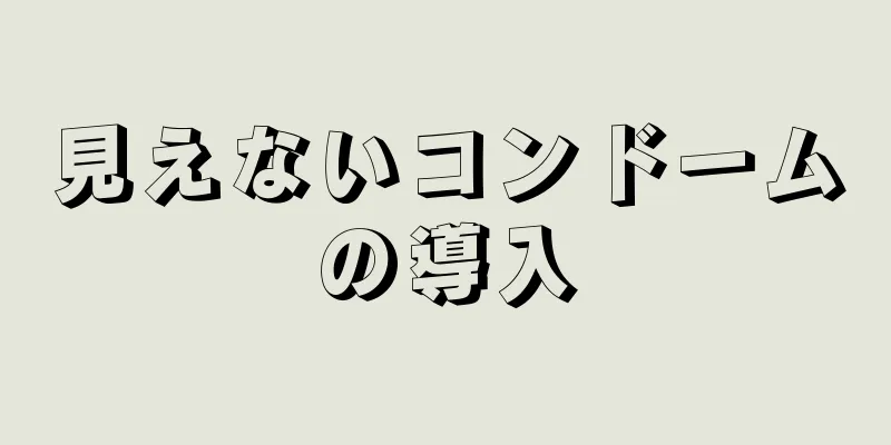 見えないコンドームの導入