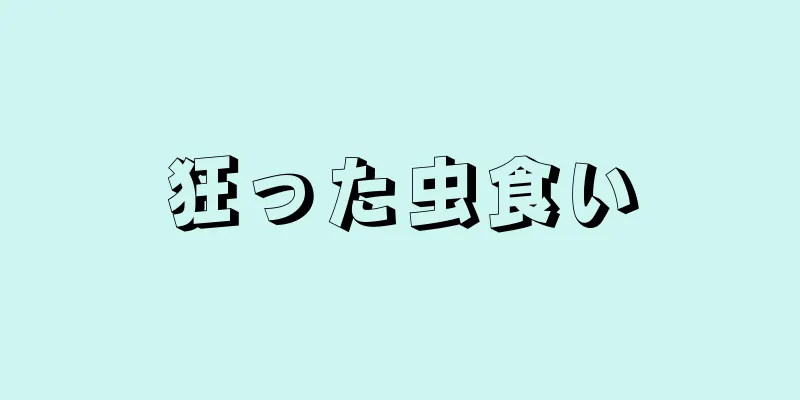 狂った虫食い