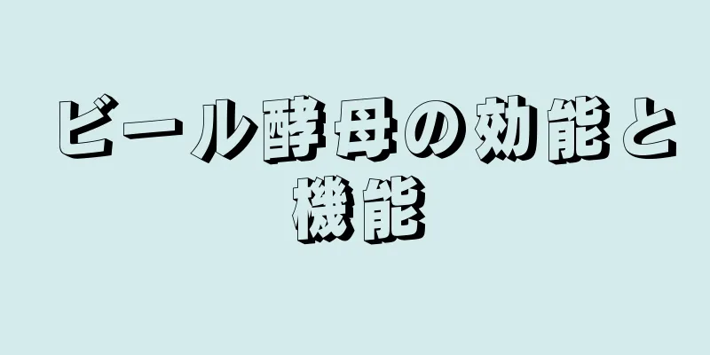 ビール酵母の効能と機能