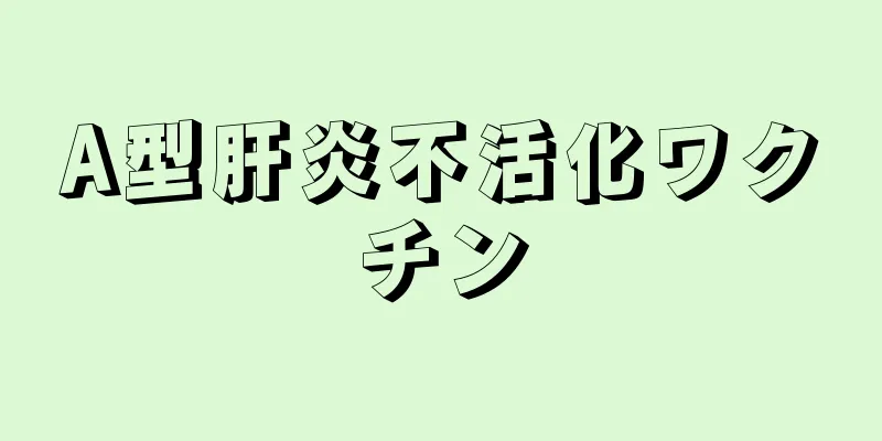 A型肝炎不活化ワクチン