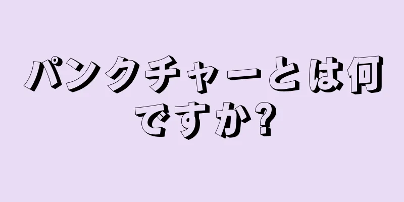 パンクチャーとは何ですか?