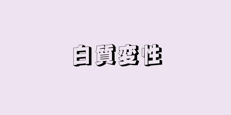 白質変性