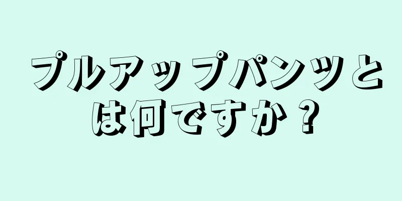 プルアップパンツとは何ですか？