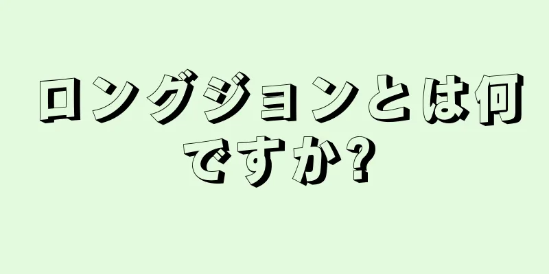 ロングジョンとは何ですか?