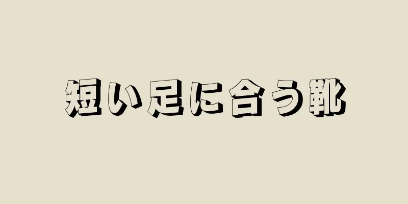 短い足に合う靴