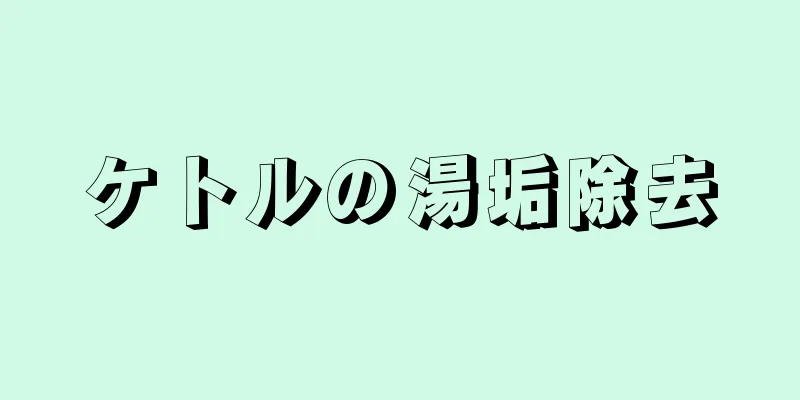 ケトルの湯垢除去