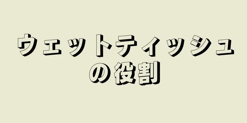 ウェットティッシュの役割