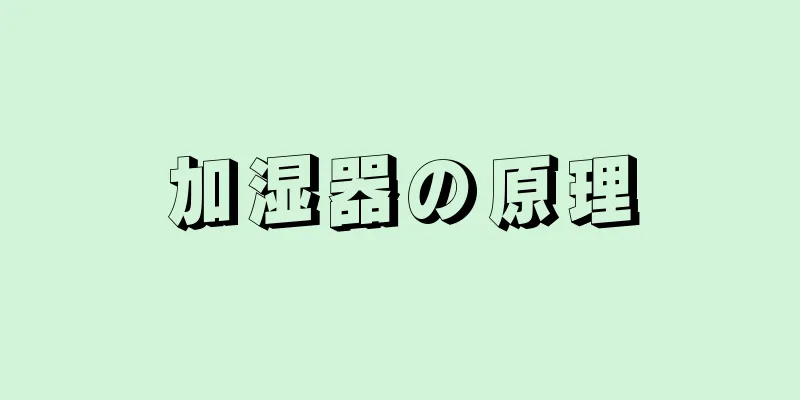 加湿器の原理