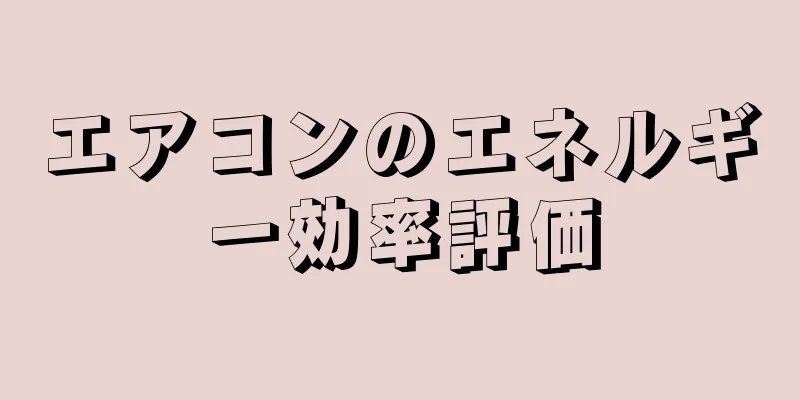 エアコンのエネルギー効率評価