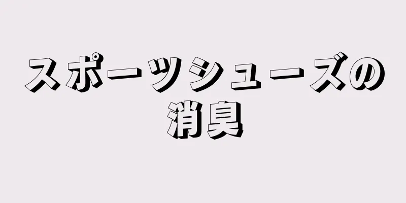 スポーツシューズの消臭