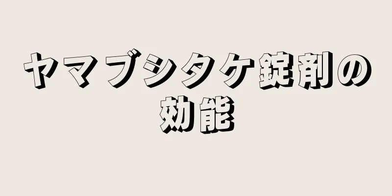 ヤマブシタケ錠剤の効能